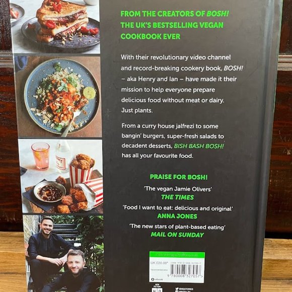 Bish Bash Bosh Plant Based Cookbook Recipes No Meat Vegan Cook Book - Picture 2 of 8